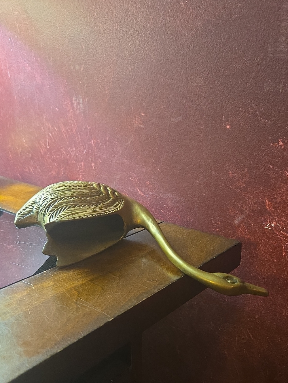 Vintage 1960s Brass Swan Planters - Set of Two - Picture 13 of 15